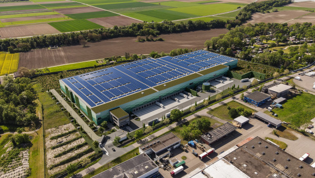 This is what the logistics center will look like from the air.