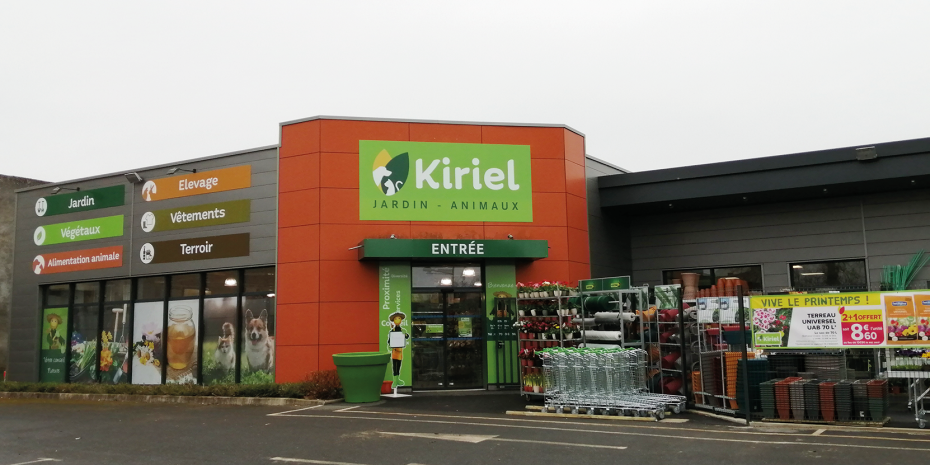The new Kiriel pilot store in Dompierre-sur-Besbre has premises and an outdoor area each covering 300 m2.
