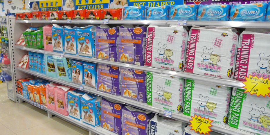 Dog nappies are one of the pet products in most demand in many Asian countries.
