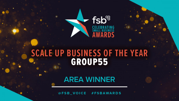 Group55 wins Scale-Up Business of the Year award.