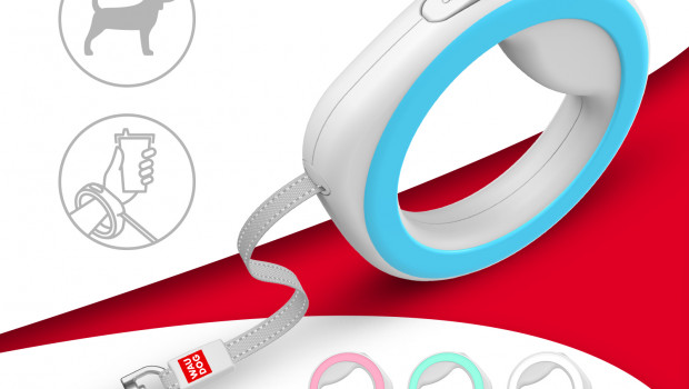 COLLAR Company, ring-shaped retractable leash, 