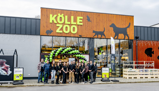 The team at the opening in St. Vith.