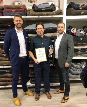 Manchester-based Scruffs has won gold for Exporter of the Year at the 2021 Petquip Awards. Manchester-based Scruffs has won gold for Exporter of the Year at the 2021 Petquip Awards.
