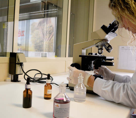 All raw ingredients and products are analysed in the in-house laboratories.
