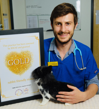 The Valley Veterinary Hospital has been given the highest award for exceptional rabbit care facilities.