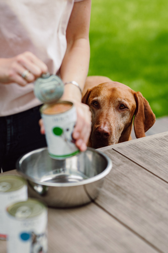 The company started out with six varieties of the moist food Dog’s Love.