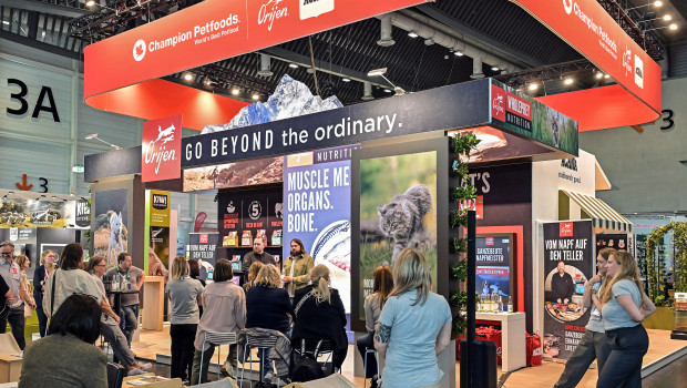 Champion Petfood’s booth at the Interzoo 2026.