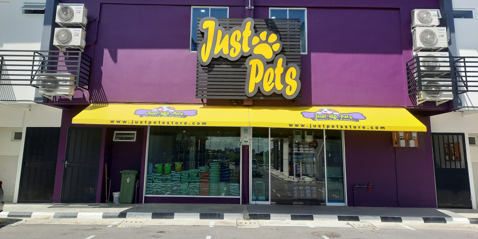 Just Pets currently has five stores concentrated in Kuching.