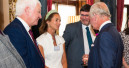 Carina Evans at Buckingham Palace reception