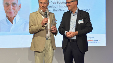 Manfred Bogdahn recognised for his lifetime achievement