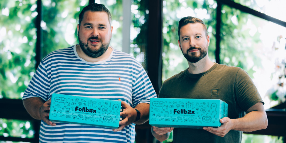 Alexander Lapp (right) and Sarjoscha Kleine launched Fellbox. 