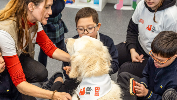 The “Momentos by Kiwoko” programme again helped dozens of pupils in Madrid.