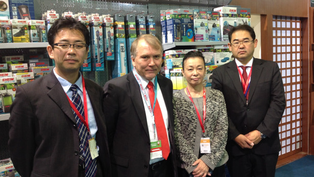 Eheim and the Kamihata Fish Group announced their cooperation at the CIPS. Eheim and the Kamihata Fish Group announced their cooperation at the CIPS.