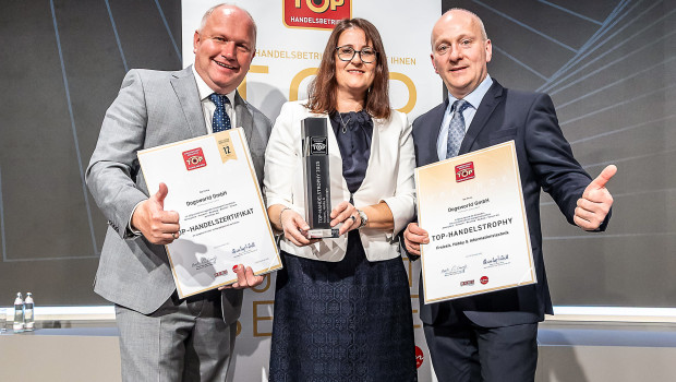 The management team at Dogsworld (from left to right): Ralph and Evelyne Leitner, and Siegfried Meisinger. 