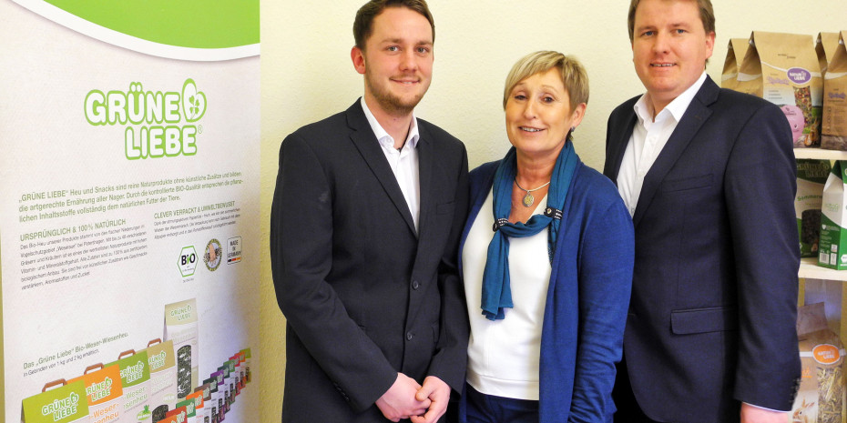 Naturhof Schröder, from left: Markus Schröder, Anita Dröge and Christoph Schröder.
