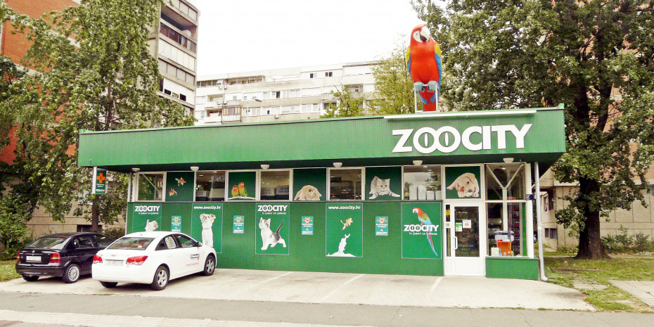 pet store in Croatia, Zoo City
