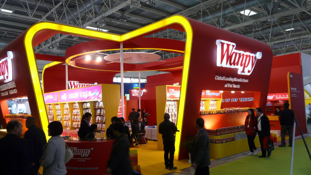 The company exhibits its house brand Wanpy at the world’s leading trade shows. Here: at the CIPS in Beijing. The company exhibits its house brand Wanpy at the world’s leading trade shows. Here: at the CIPS in Beijing.