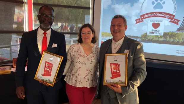 Ibrahim Mefire Kouotou (left), Eheim managing director, views the award as proof that Eheim is on the right track.