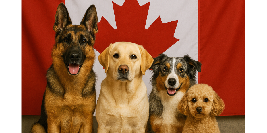 The number of dogs increased to 7.3 mio in Canada. 