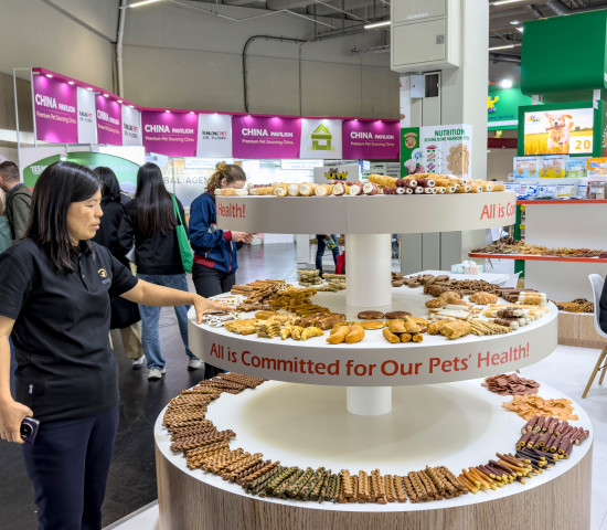 Hundreds of Chinese pet-related companies were based in Hall 12.