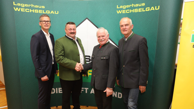 Good figures were announced (from left): MD Hermann Klapf, Konrad Schützenhöfer, Josef Haas and supervisory board chairman Roman Bruckner.
