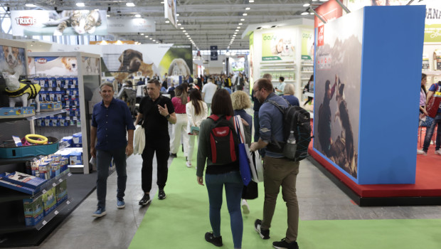 A large number of trade visitors came to Zoomark in Bologna from abroad in particular. 