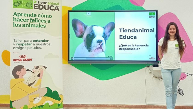 The Tiendanimal Educa 2.0 workshops are personalised, free of charge and run in collaboration with Royal Canin.