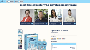 US start-up Cat Years launches hydration treat