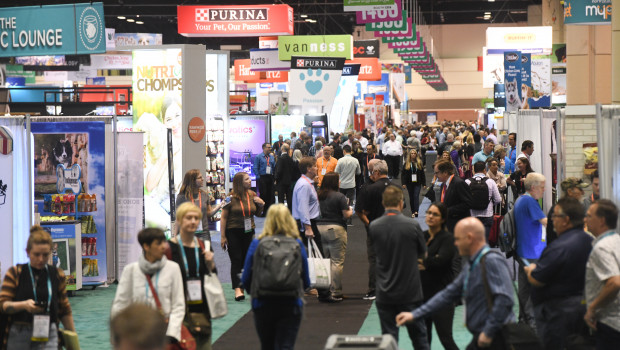 It will probably be a while before the industry can meet physically again. Here is a picture from the Global Pet Expo 2020.