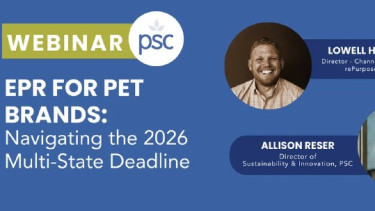 PSC announces webinar on EPR for Pet Brands