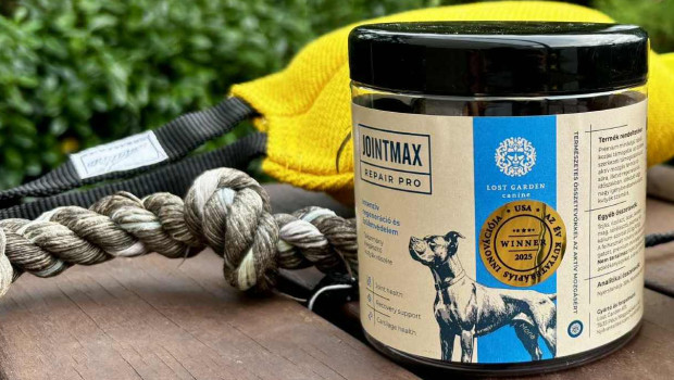 Award-winning: The ‘Dog Therapy Innovation of the Year’ award went to Lost Garden Canine JointMax Repair Pro in 2025.