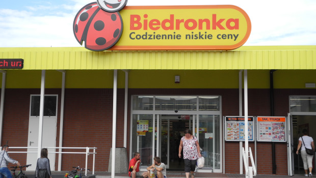 In different Eastern European countries in particular, the inflation rate remains extremely high. In the picture: a grocery store in Poland.