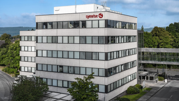 Symrise aims to grow further and create sustainable value in the current year. In the picture: the group head office in Holzminden. 