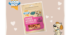 „Good Boy dog Wiener“ in a snack-coat
