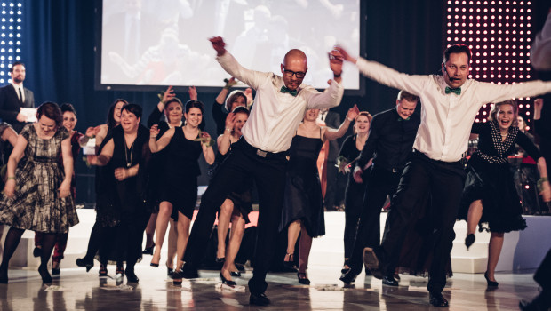 Happiness is big at Musti ja Mirri. In the picture: CEO Mika Sutinen (left).