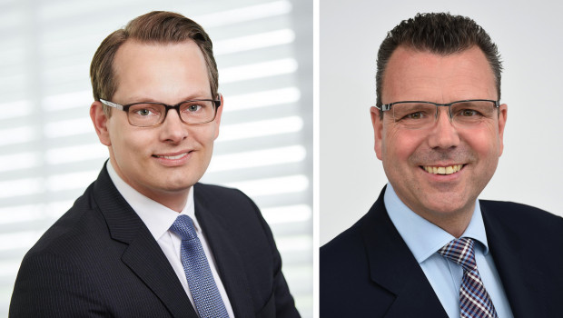 Dr Gordon Kaup (left) and Peter Kuschmitz are assuming new responsibilities at Mars Petcare in Germany.