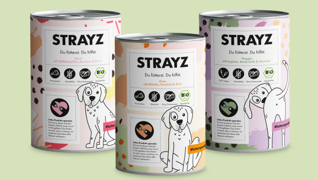 Strayz wants to improve the lives of all stray animals worldwide and make its social pet food brand a global movement for animal lovers. 