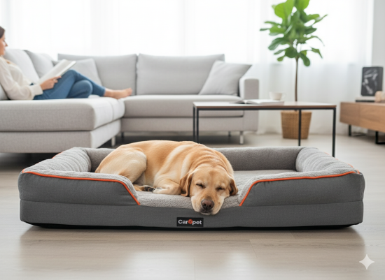 Carepet is an intelligent bed, equipped with integrated sensors and the connected app collecting data.