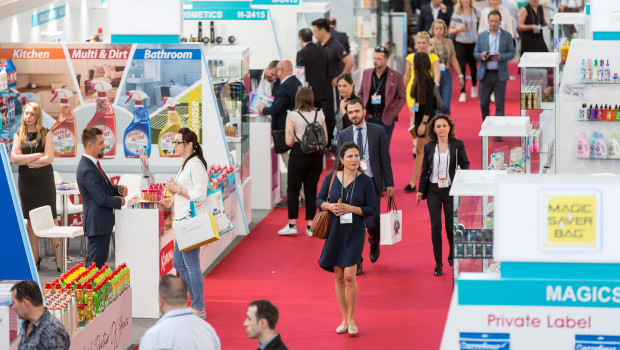 The trade fair is divided into different food and non-food halls.