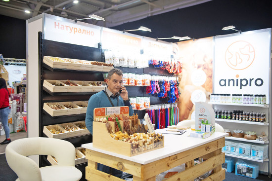 Miazoo likes to present its own brands at pet trade shows, such as here at Zooexpo in Sofia in ­November 2023.